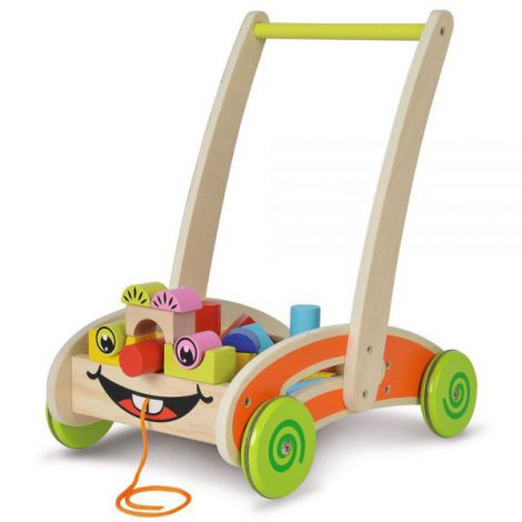 Carucior Eichhorn Activity Walker cu 35 cuburi - imagine 8